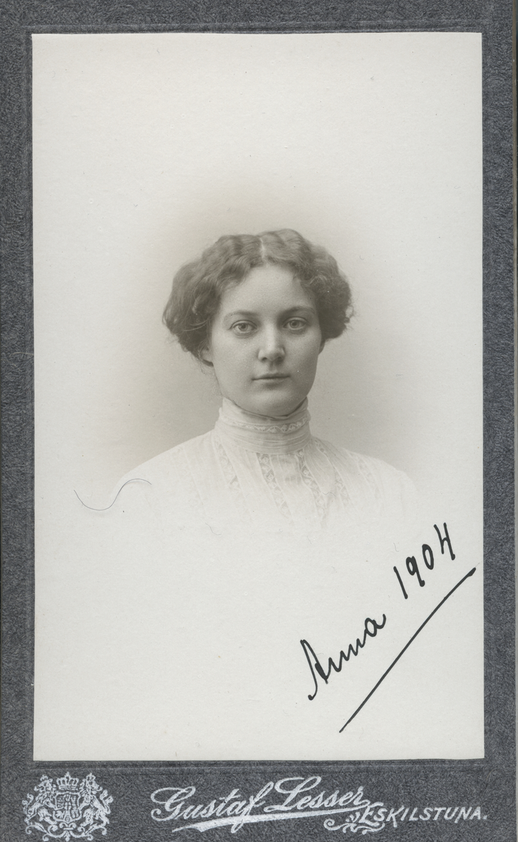 Kvinnoporträtt. Anna 1904.