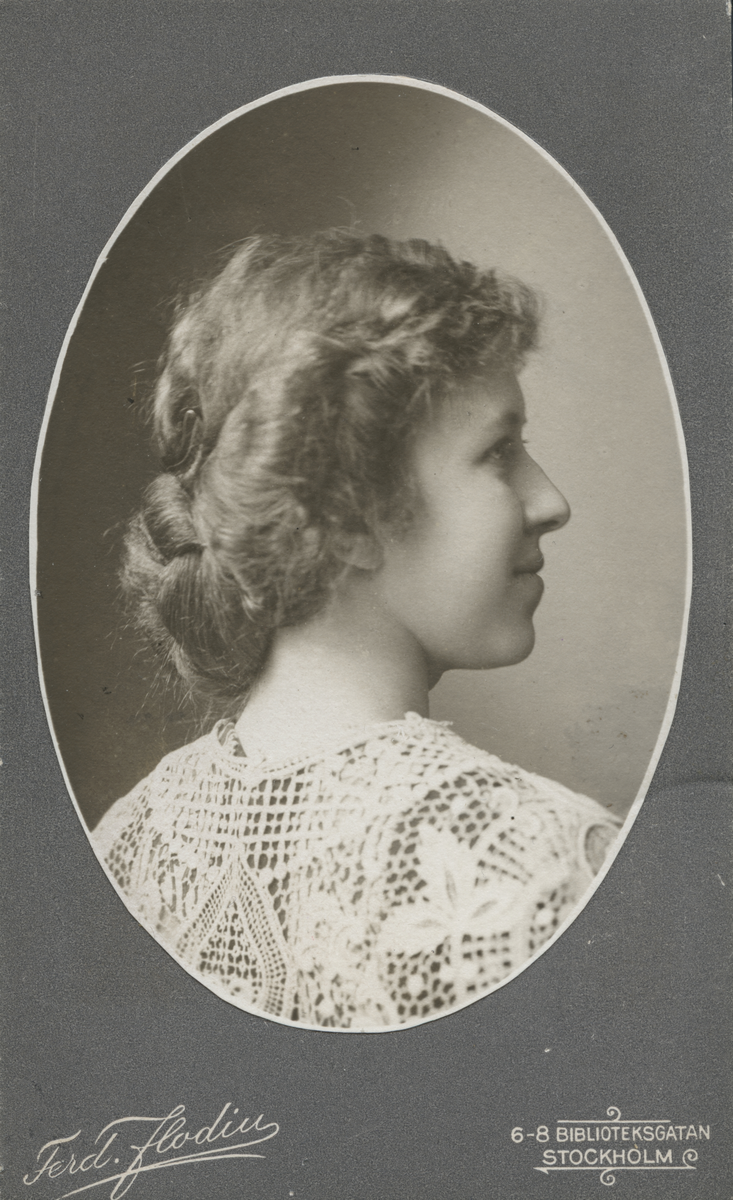 Porträtt av Anna Karström 1904.