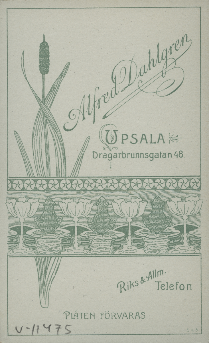 Porträtt av Eva Nyström 1904.