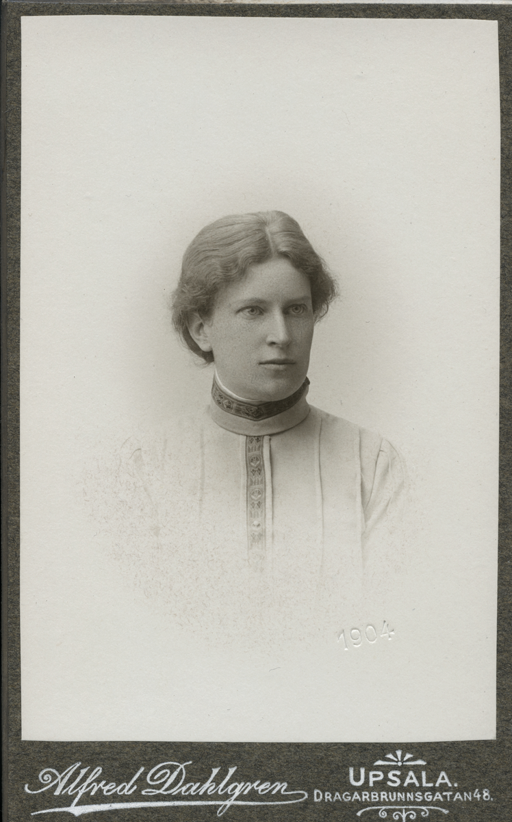 Porträtt av Maria Tjeder 1904.