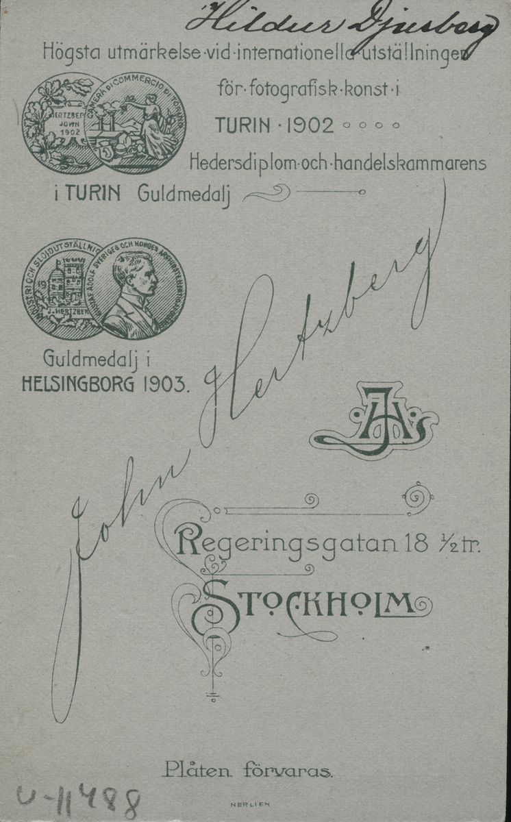 Porträtt av Hildur Djusberg.