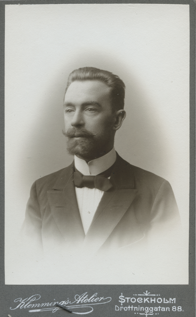 Porträtt av Gustaf Rudolf Fåhræus.