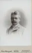 Porträtt av C. O. Nordgren. Stholm. 1904 (enligt text baksida kort).