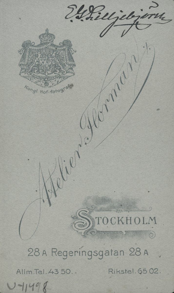 Porträtt av Erik Gustaf Lilljebjörn.