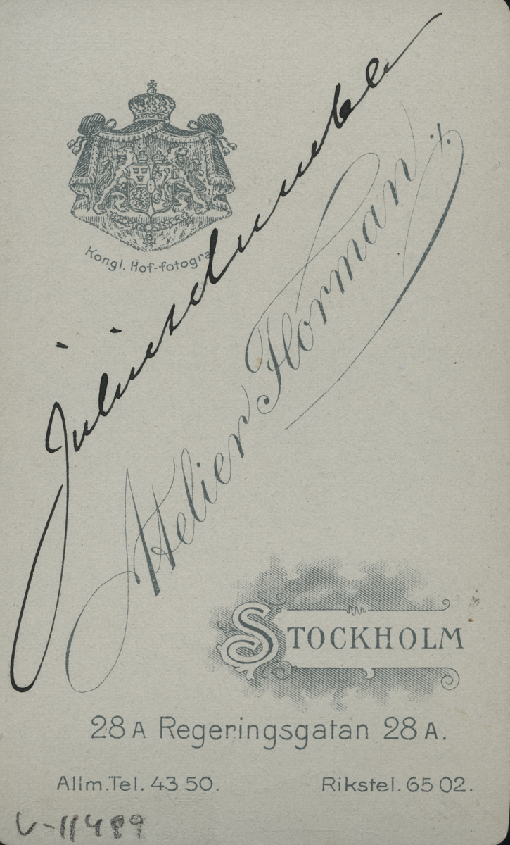 Porträtt av Julius Dimberg.