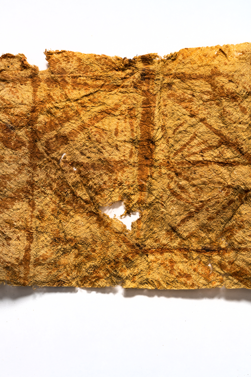 Hemfört från Söderhavet av sjökapten Johan Axel Hedlund vid resa med barkskeppet FREDENSBORG på 1890-talet.

Troligen från Samoa eller Tonga.