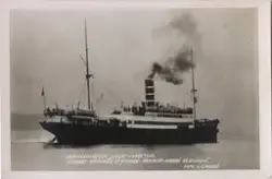 Turbindampfer "Leda" - 4000 tons. Hamburg-Stavanger 27 Stund