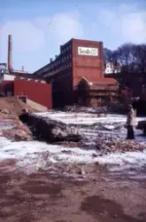 Bild tagen under 1970-talet. Vi ser också att det ligger flä