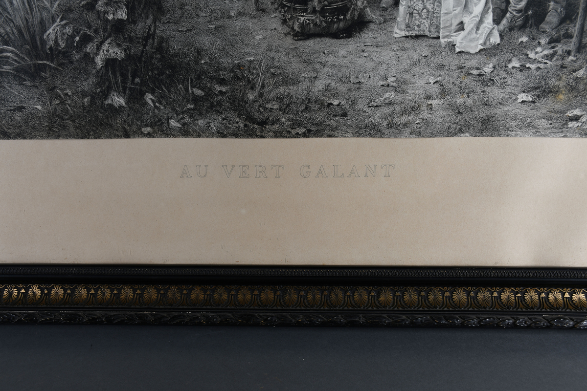 Musikalsk underholdning i Pergola med renessanseborg i bakgrunnen. Mennesker i rennessanseklær i pergolaen.