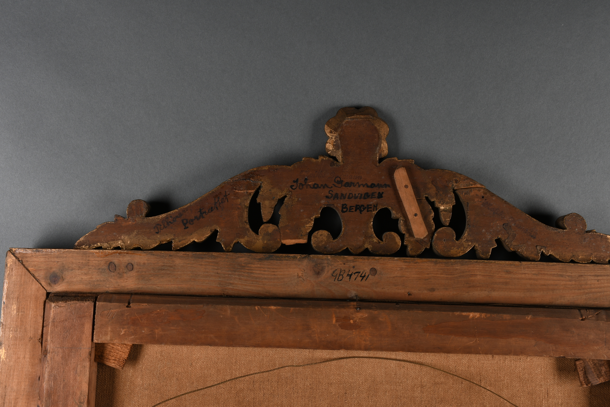 Portrettmaleri av ung mann.