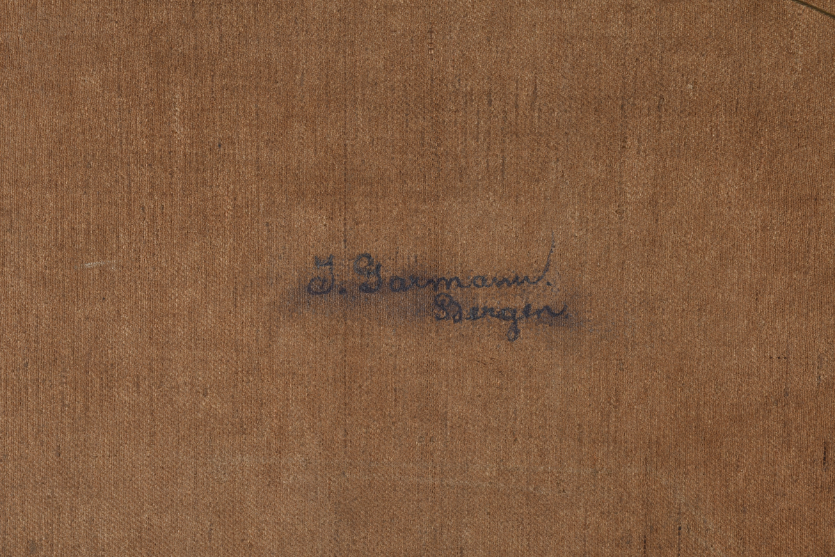 Portrettmaleri av ung mann.