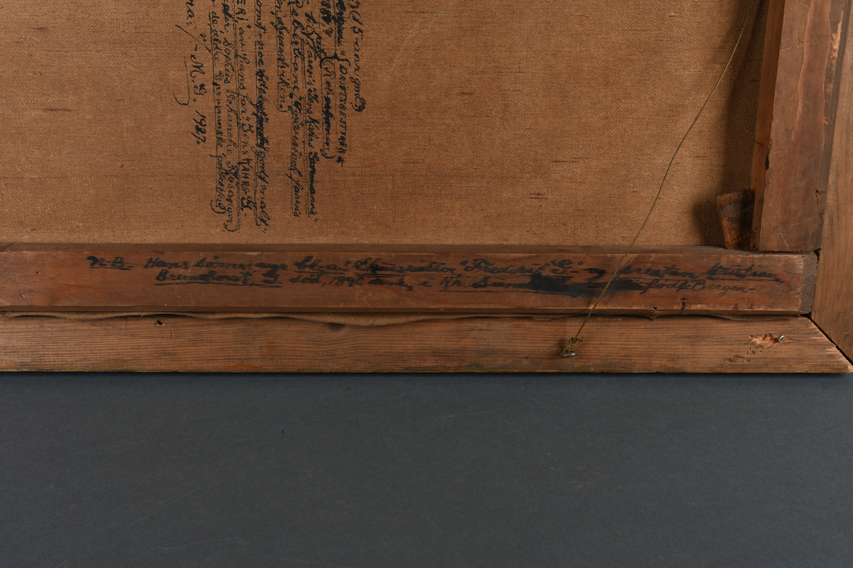 Portrettmaleri av ung mann.