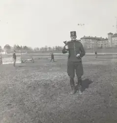 Smålands artilleriregemente, A 6. Löjtnant J A Hygerth. Kase