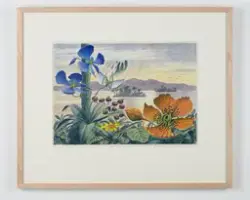 Vyer från Amlapalalsi IV [AKVARELLMÅLNING]