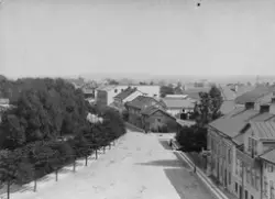 Vy över Engelbrektsgatan mot Öster