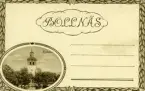Vykort med Bollnäs kyrka.