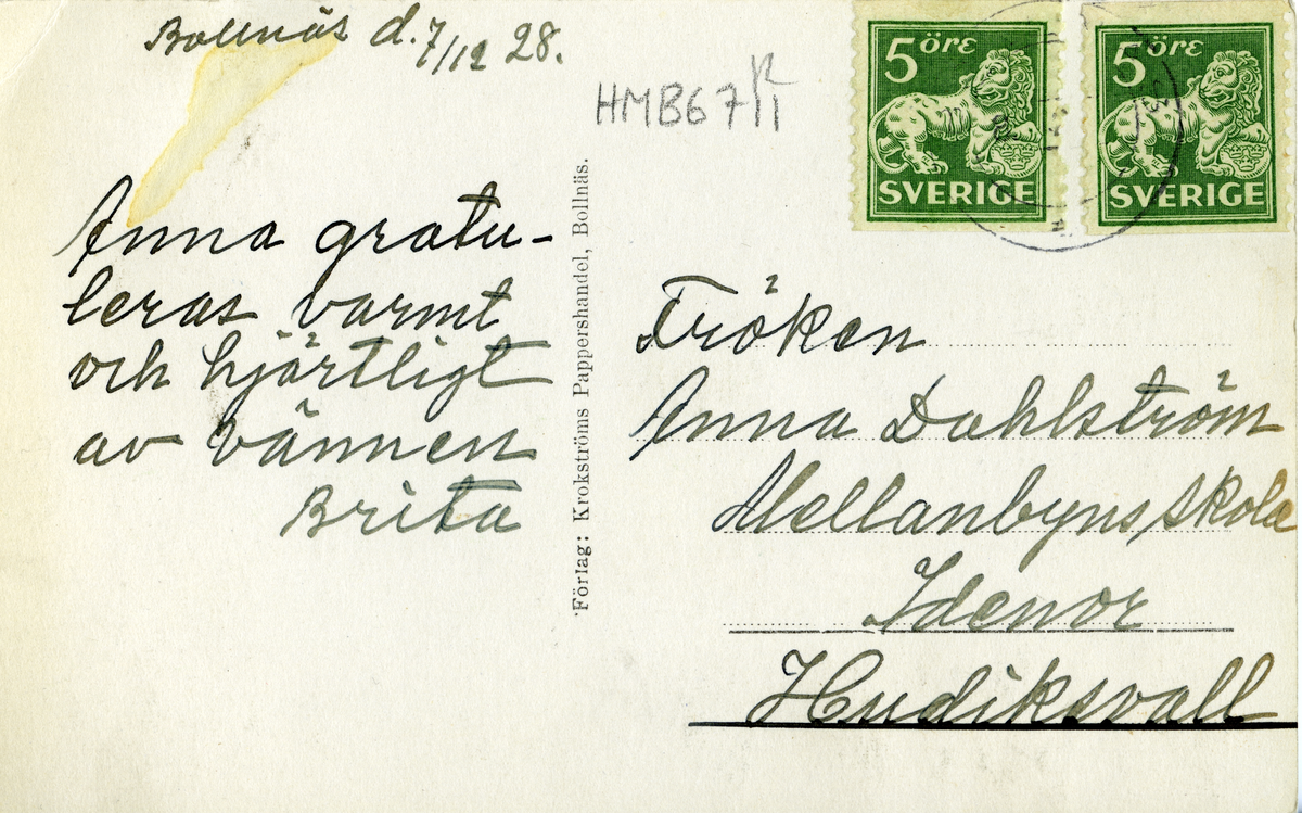 Bollnäs. Höghammar.