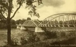 Bollnäs. Bron över Ljusnan.