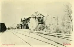 Bollnäs Järnvägsstation och Järnvägshotell.