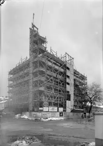 Gjensidigebygget under oppføring