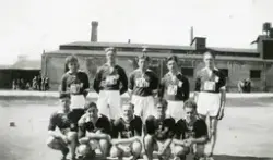 Deltagere på løpskonkurranse fra Sportsklubben Fjell.