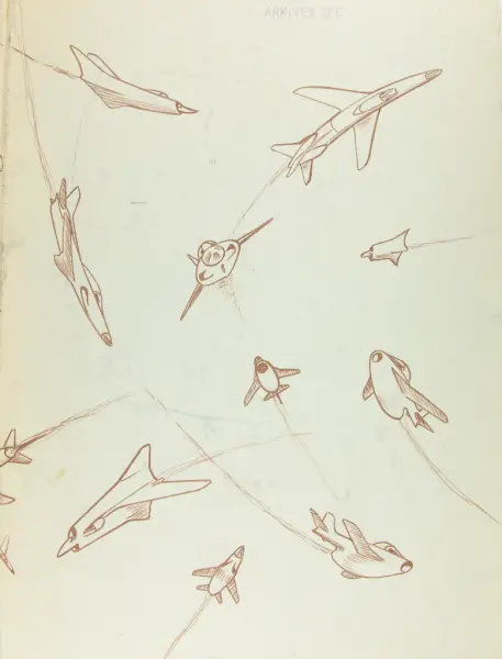 Album från prins Bertils besök på SAAB i Linköping den 21 ap