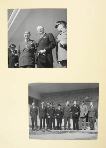 Album från prins Bertils besök på SAAB i Linköping den 21 ap