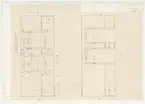Skånegården. Bostadshuset.
Detaljritning.
Hus P. Rum D.
Bröstpanel.