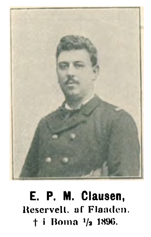 Dansk skipskaptein i Fristaten Kongo fra 1891