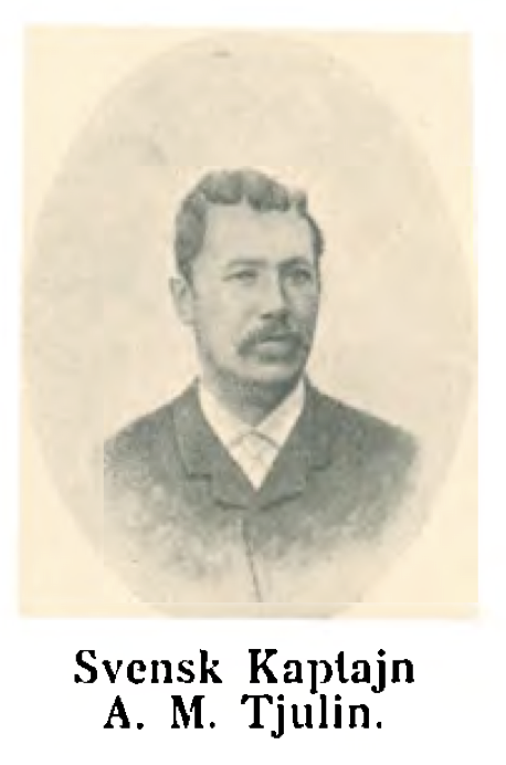 Svensk skipskaptein i Fristaten Kongo fra 1889.