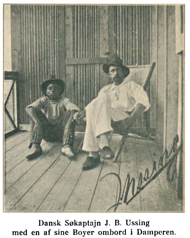 Dansk skipskaptein i Fristaten Kongo fra 1891
