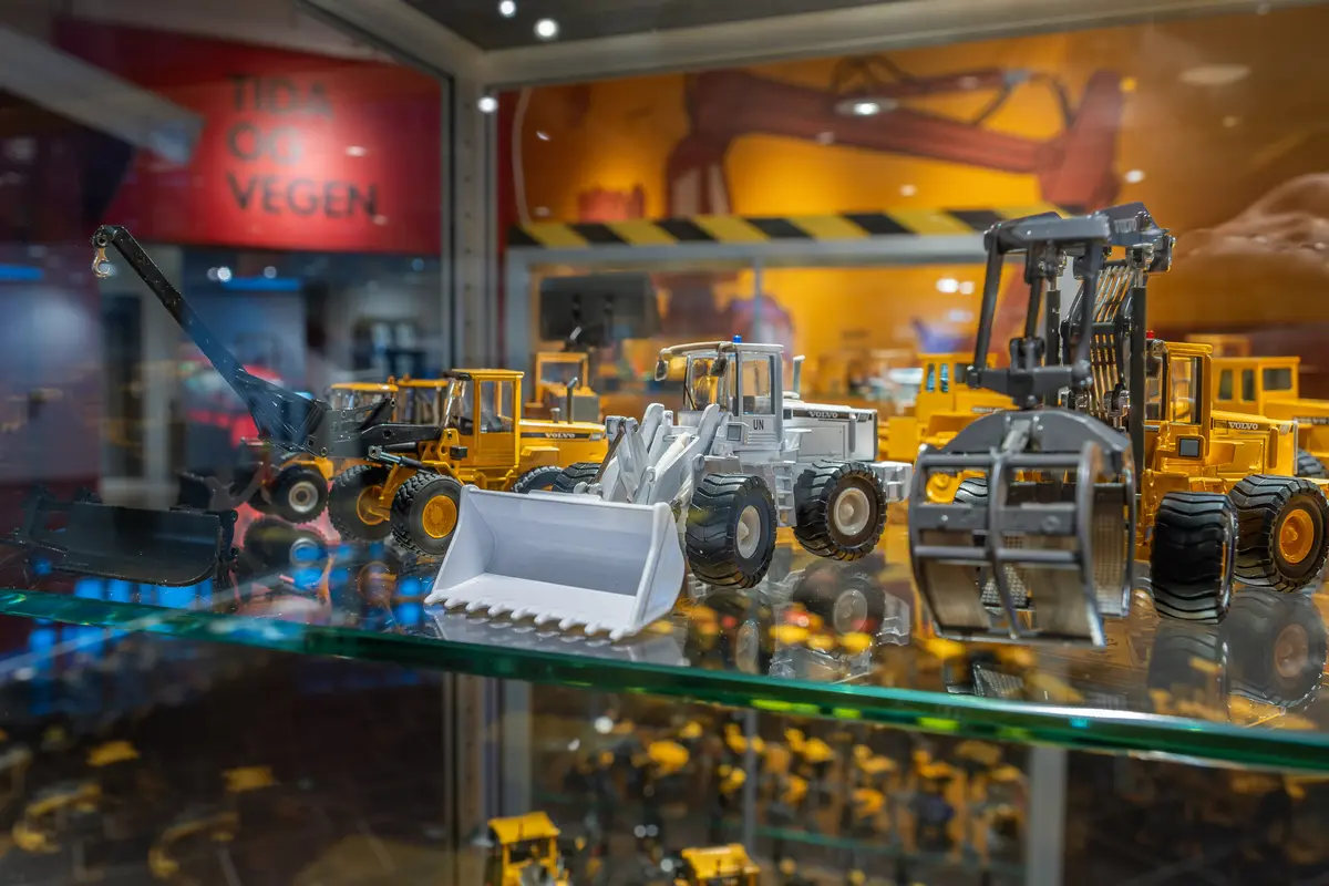 Monter ved utstillingen MaskinModeller