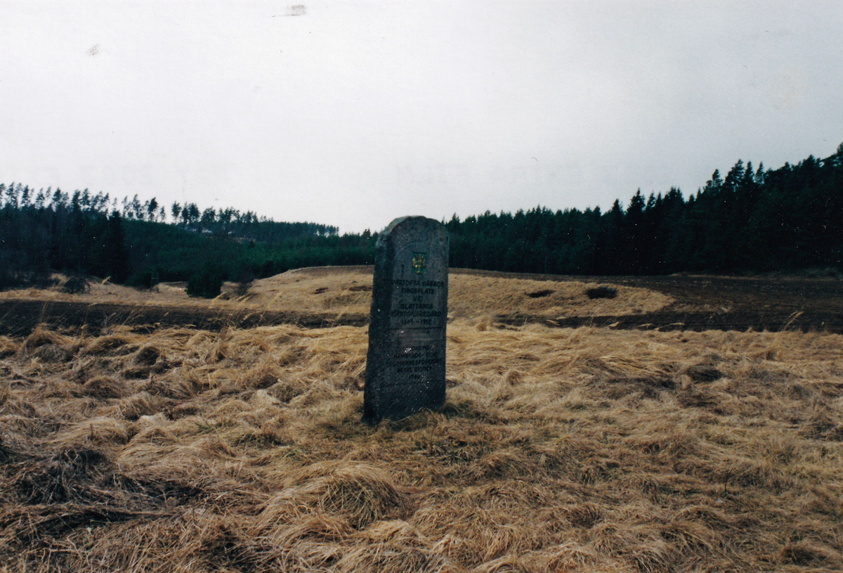 Vartofta härads tingsplats 1668-1912 vid Slättängs gästgivaregård 2003