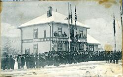 Nesbyen stasjon fra åpningsdagen