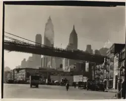 Water front and South Street, October 25 [Fotografi]