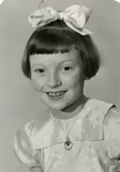 Eli Christiansen 7år, avbildet i Hammerfest