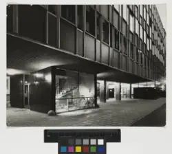 Folkets hus kv Barnhuset
Trapphus, entréer mot Wallingatan
E