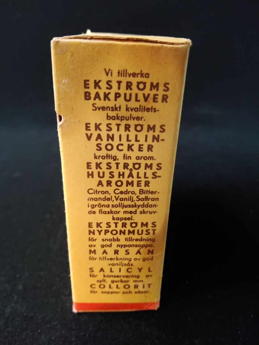 Förpackning, Vi-spar-in för grädde, Ekströms, tom.