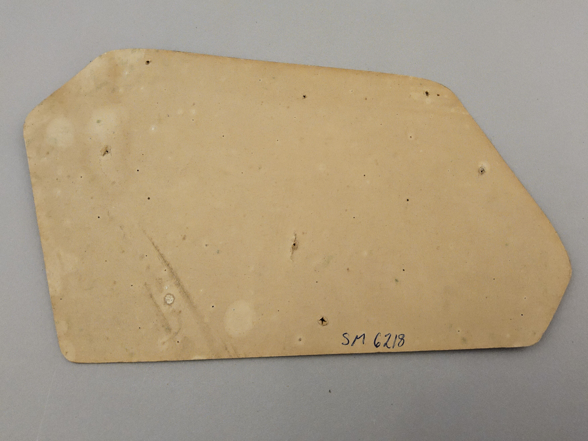 Reklamskylt  av papp. Palmolive.