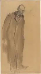 Gammel mann [Tegning]