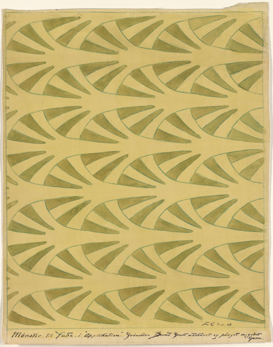 Planter, Vevmønster [Tegning]