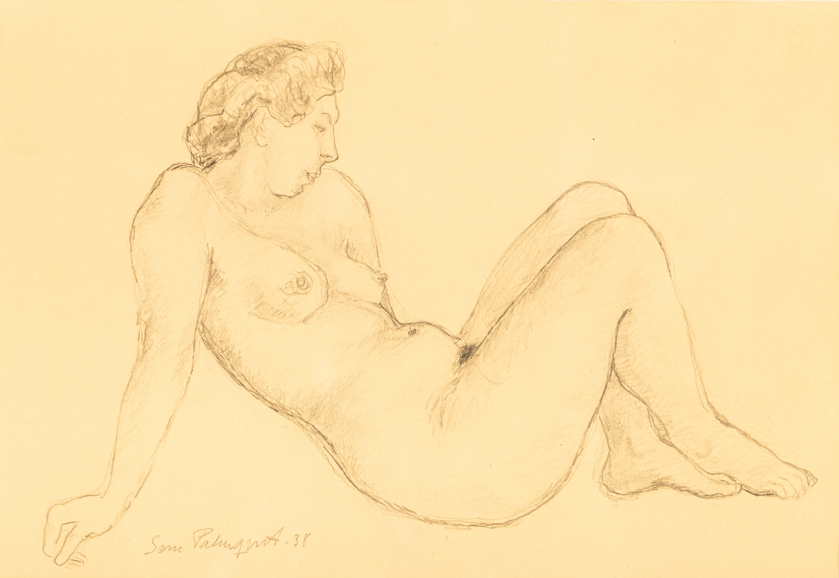 Modellstudie [teckning]