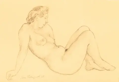 Modellstudie [teckning]