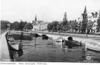 Söderhamnsån. Foto troligen 1930-tal.