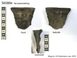 Magasinrevisjon. Leirkar fra Barka, Strand k.