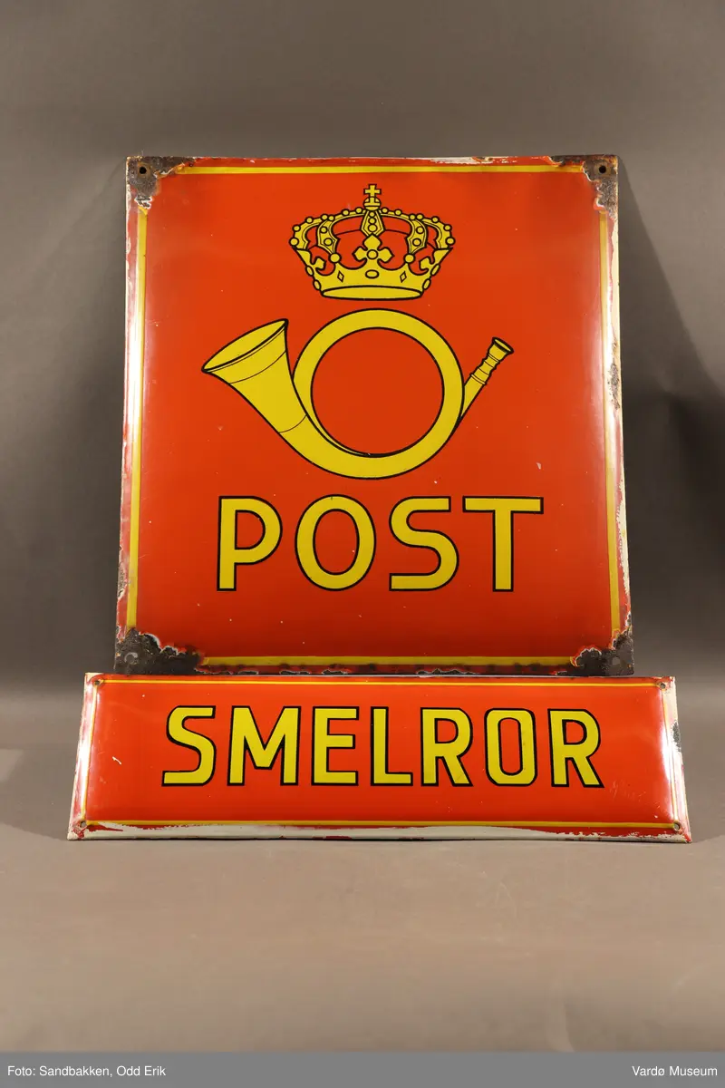 Postskilt fra Smelror