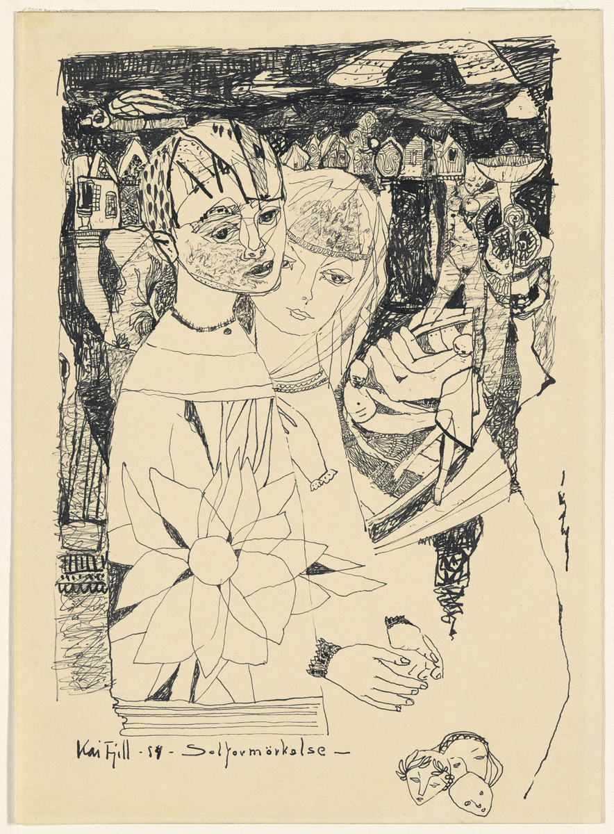 Solformørkelse [Tegning]