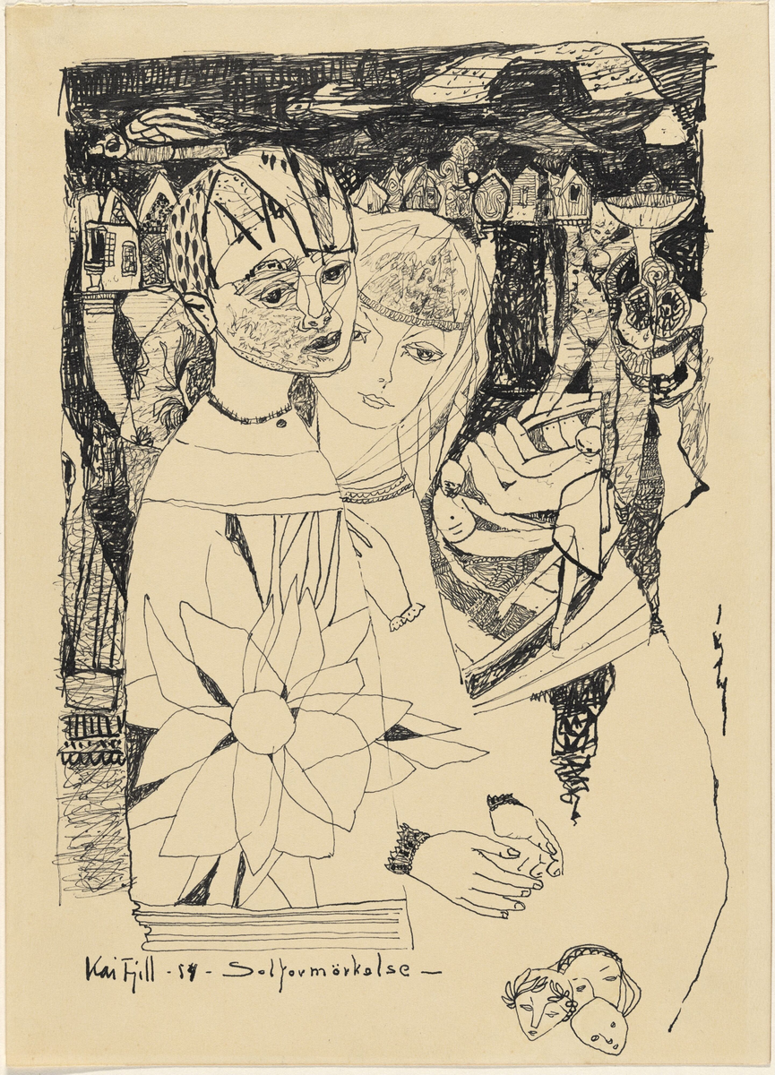 Solformørkelse [Tegning]