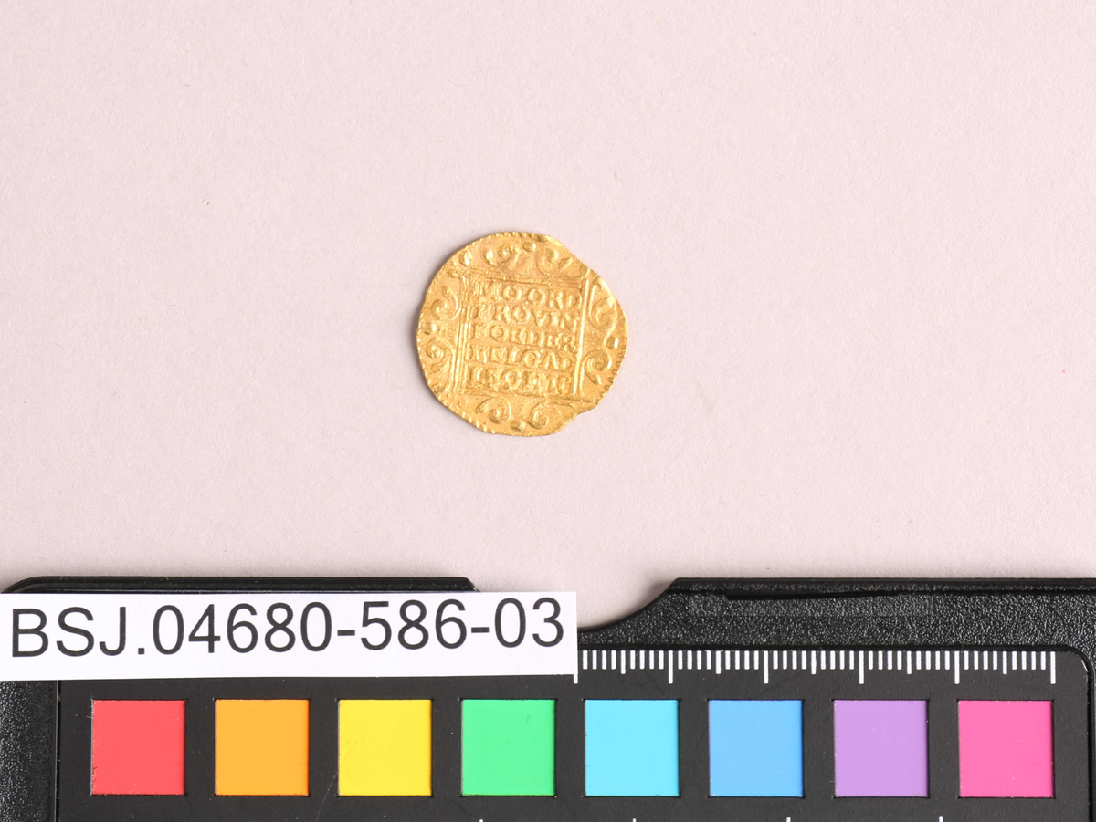 Stående ridder i full rusting som holder et sverd og en bunt med piler. Pilene symboliserer foreningen av de nordlige provisnen, som danner grunnlaget for Utrechtunionen i 1559