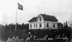 En norskamerikaner på besøk. Fra USA til Rolvsøy.